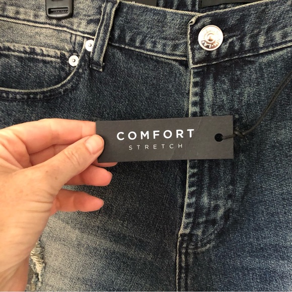 Pacsun Confor stretch shredded jeans NWT 36x32 - Picture 4 of 10